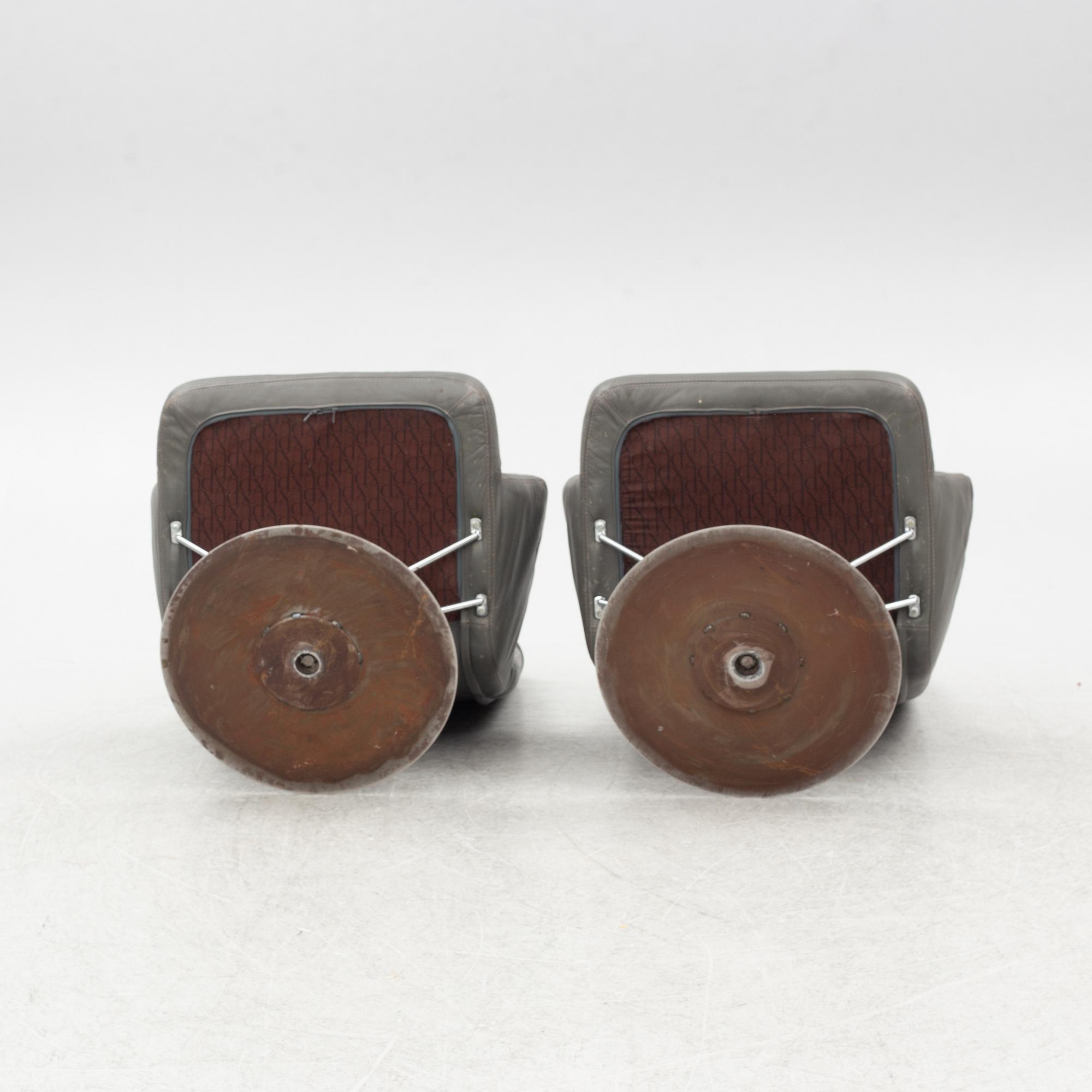 Kenneth Bergenblad, armchairs, a pair, "Superroto", Dux, model designed in 1987.