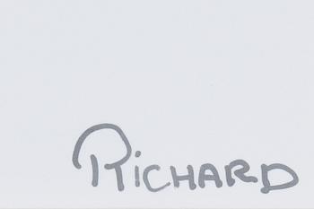 Richard Ahlström, photograph, signed.