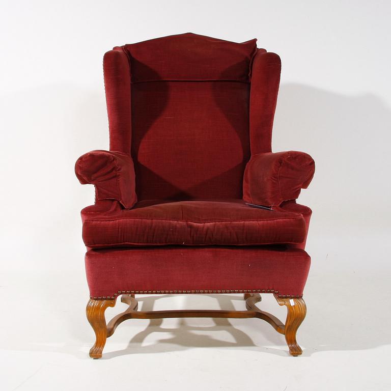 FÅTÖLJ, barockstil, 1900-tal.