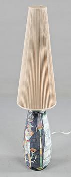 GOLVLAMPA, keramik, Marian Zawadzki, Tilgmans, signerad samt daterad 1959.