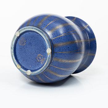 Wilhelm Kåge, an "Argenta" stoneware vase, Gustavsberg 1935.