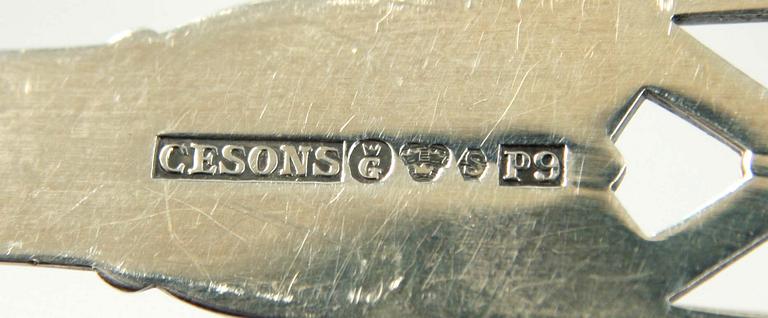 PARTI SILVER, 12 delar, 1900-tal.