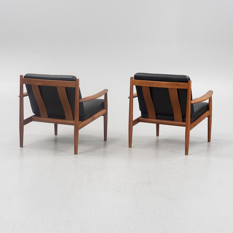 Grete Jalk, fåtöljer, ett par, modell 118, France & Son, Danmark, 1960-tal.