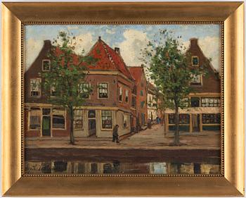 Agatha Zethraeus, oil on canvas, signed.