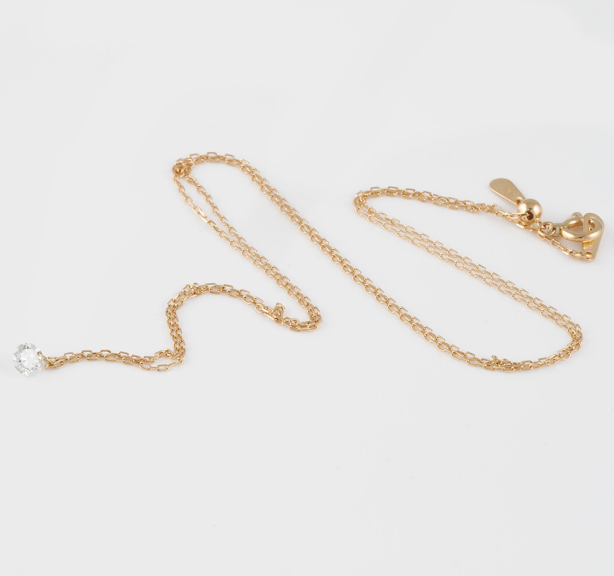 HÄNGE, 18K guld med briljantslipad diamant 0.20 ct. Vikt 1,0 gram.