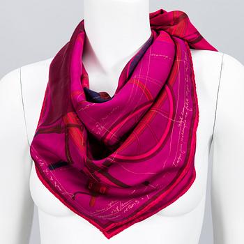 HERMÈS Two Silk Scarves.