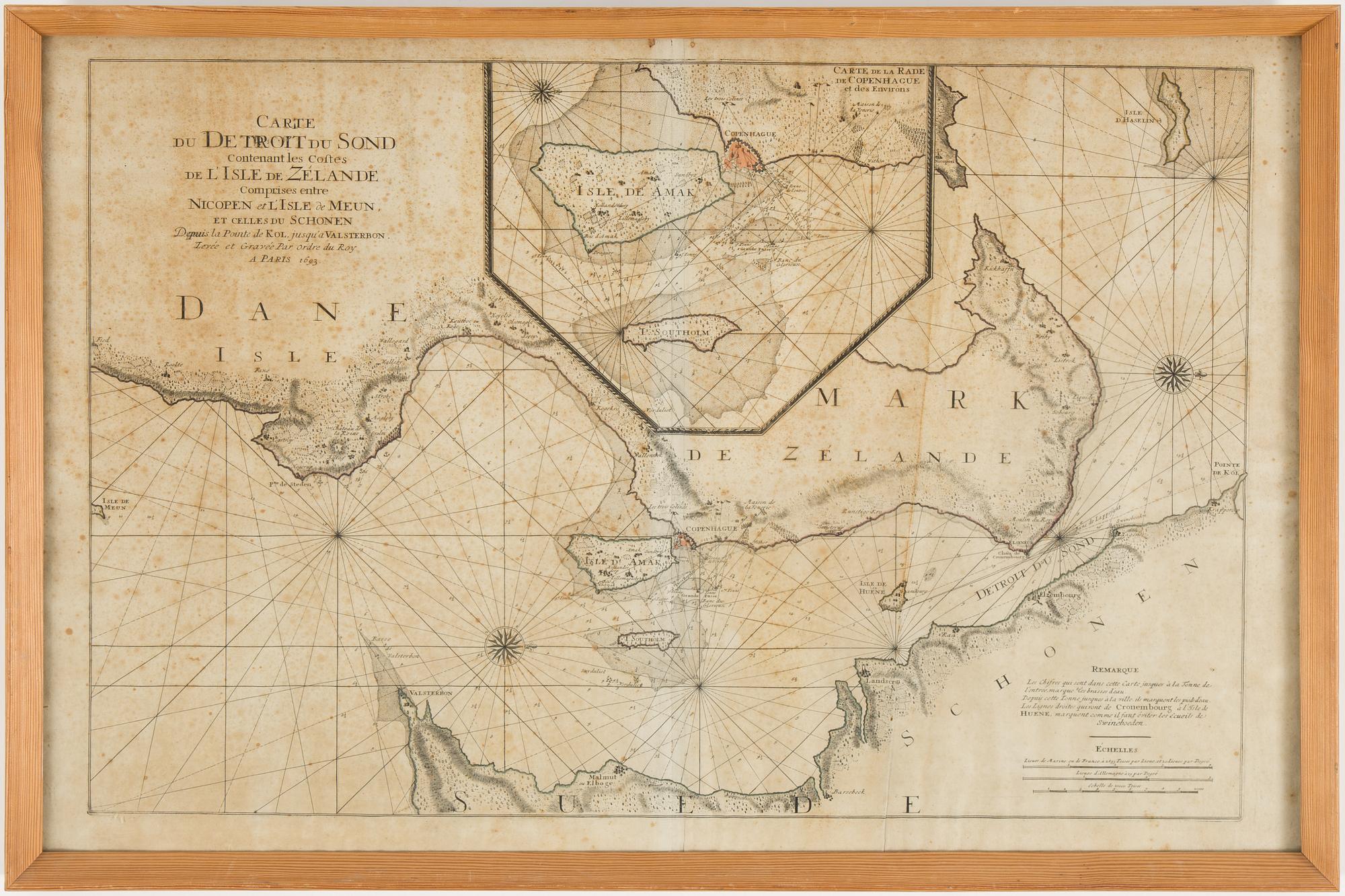 KARTA, Charles Auguste Berey & Denis del La Voye, Paris 1693.