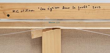 KG Nilson, oil on canvcas, signed KG Nilson adn dated 2011-12.