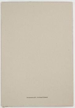 ANDREAS ERIKSSON, portfolio. Signed AE inside the box and numbered 18/250.