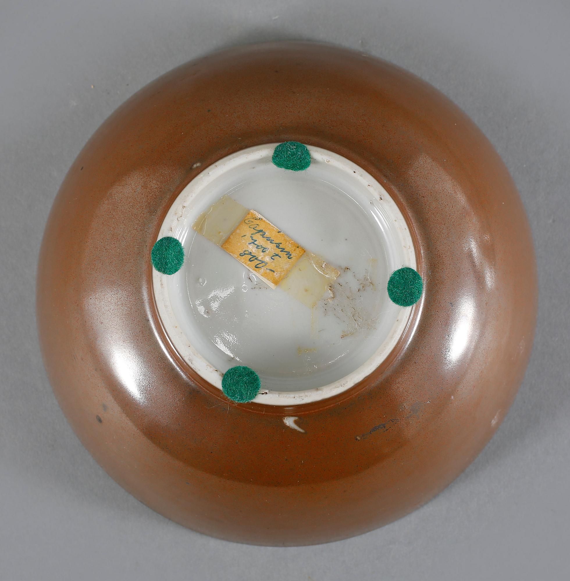 SKÅL SAMT FAT, porslin, Kina, 1700-tal.