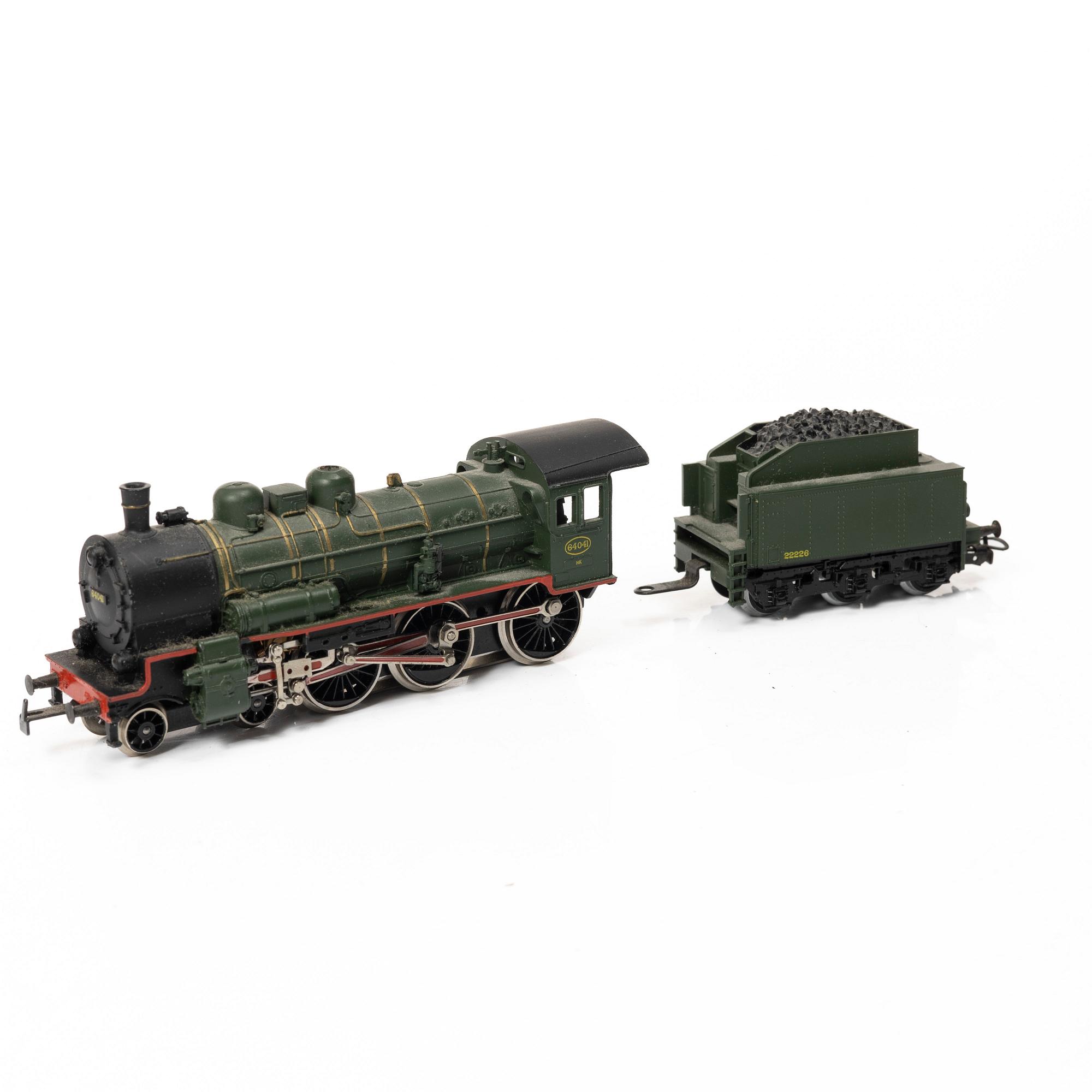 Märklin, locomotives, 7 pcs, railbus, 2 parts, as well as cars, 7 pcs, Germany.