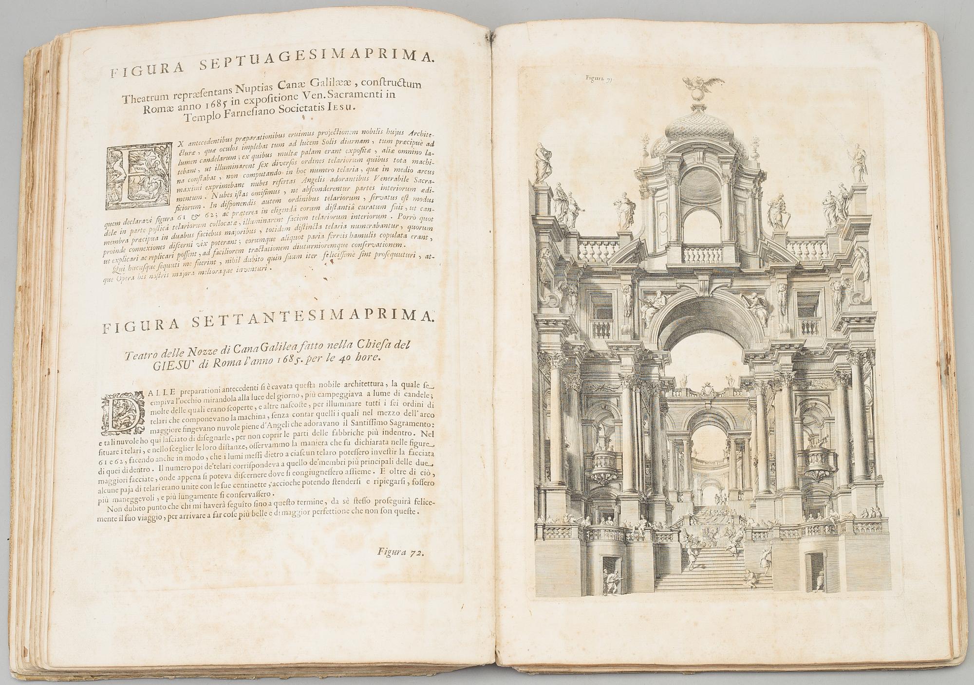 A BOOK, Andrea Pozzo: Prospettiva de pittori e architetti, Roma 1693.
