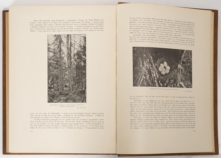 The Wright Brothers, books, 3 volumes, 'Svenska Fåglar', A. Börtzells tryckeri AB, Ivar Baarsen, Stockholm, 1924-1929.
