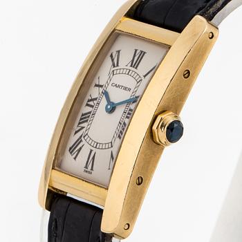 CARTIER, Tank Américaine, wristwatch, 19 x 35 mm.