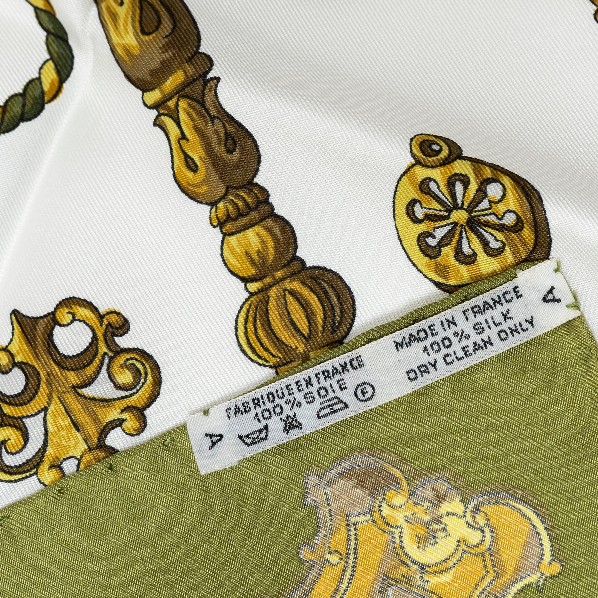 Hermès, scarf, "Les Clés".