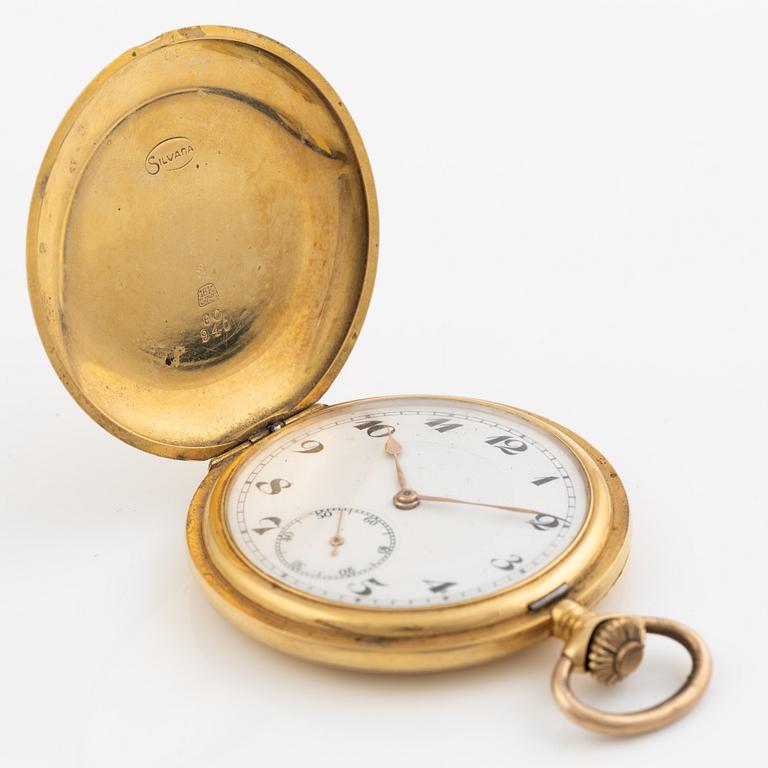 Pocket watch, hunter, 51 mm.