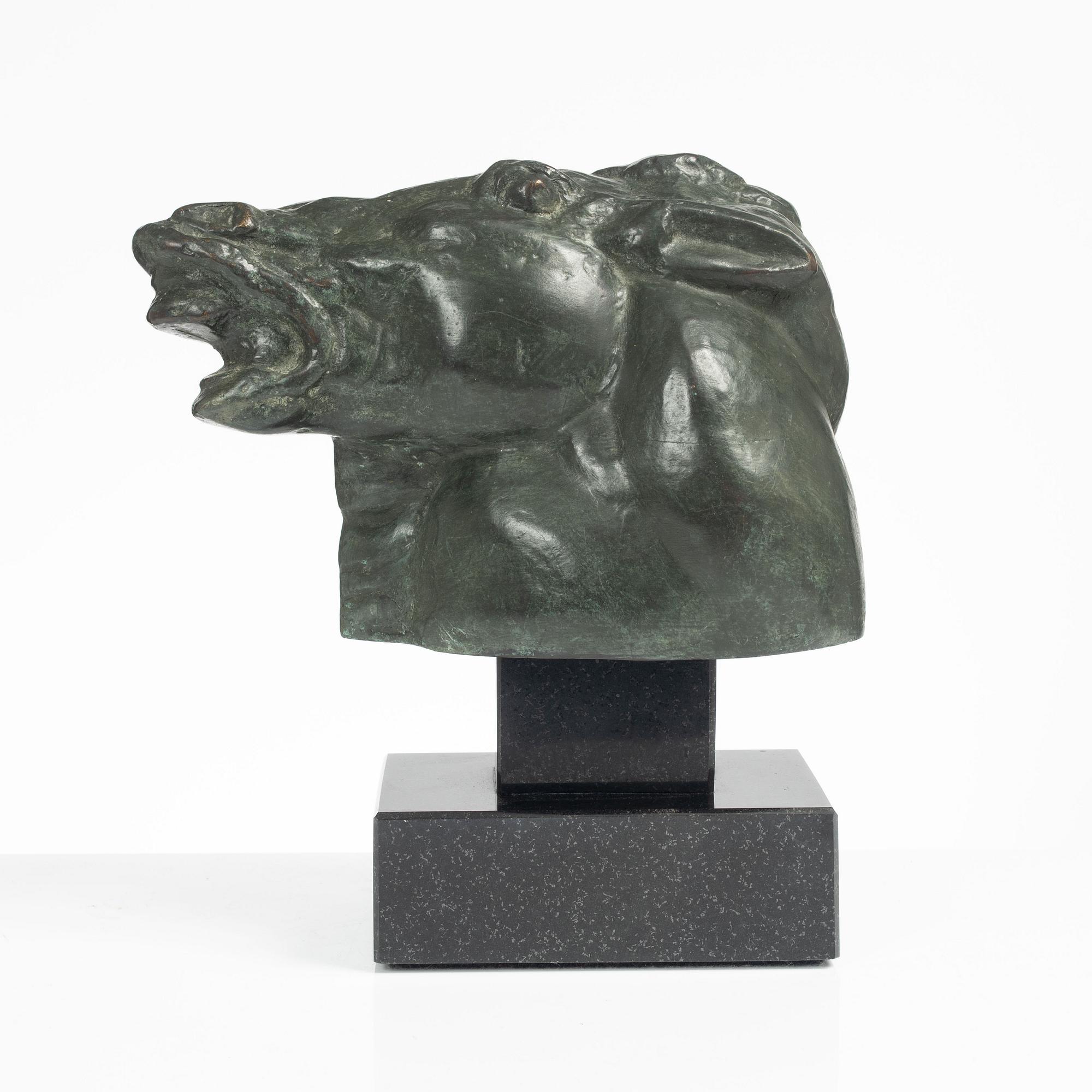 Carl Milles, efter. Skulptur, brons, märkt Millesgården.