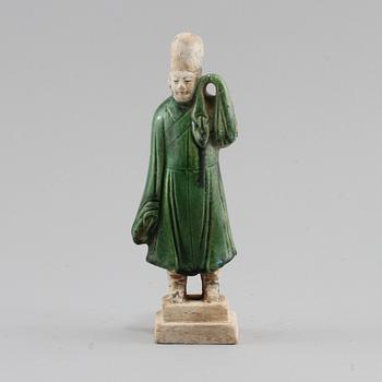 FIGURIN, lergods, troligen Ming dynastin (1368–1644).