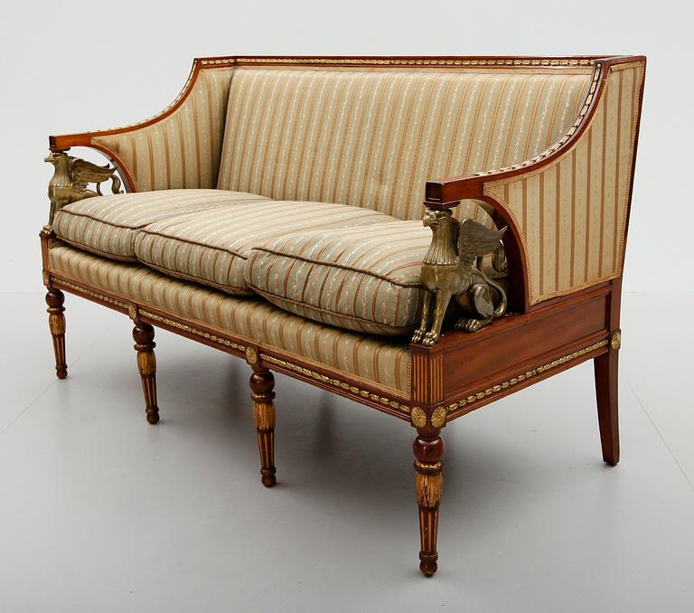 SOFFA, empirestil, 1800-/1900-tal.