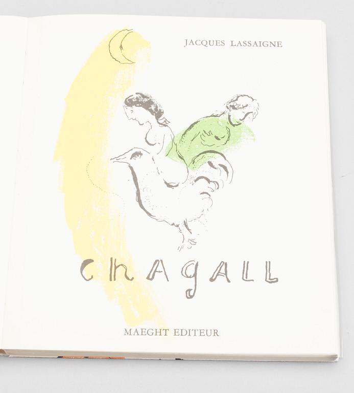 MARC CHAGALL, Jacques Lassaigne, "Chagall", Maeght, Paris, 1957.