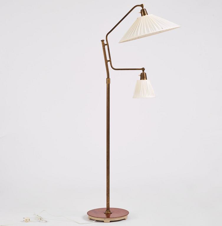 Bertil Brisborg, a floor lamp, model Triva "531-009", Nordiska Kompaniet 1950s.