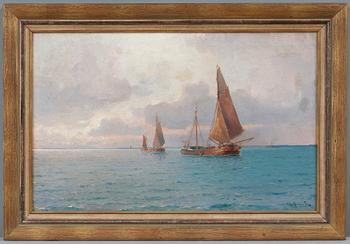 Ludvig Richarde, LUDVIG RICHARDE, EVENING AT SEA.