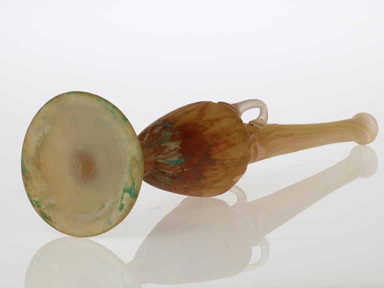 A Daum Art Nouveau cameo glass vase, Nancy, France.