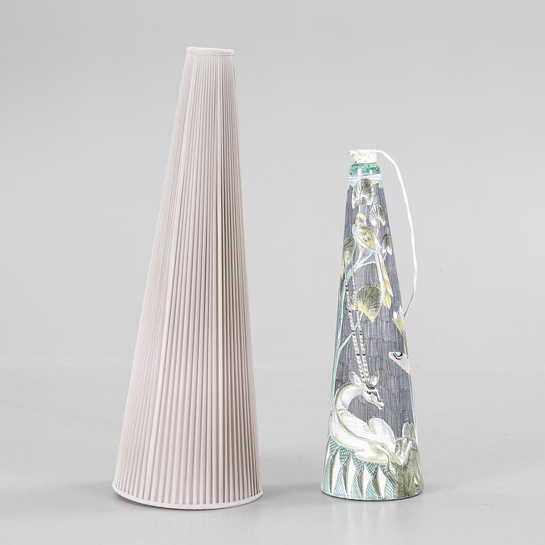 GOLVLAMPA. Keramik. Tilgmans. Signerad Oryx Marian 1961.