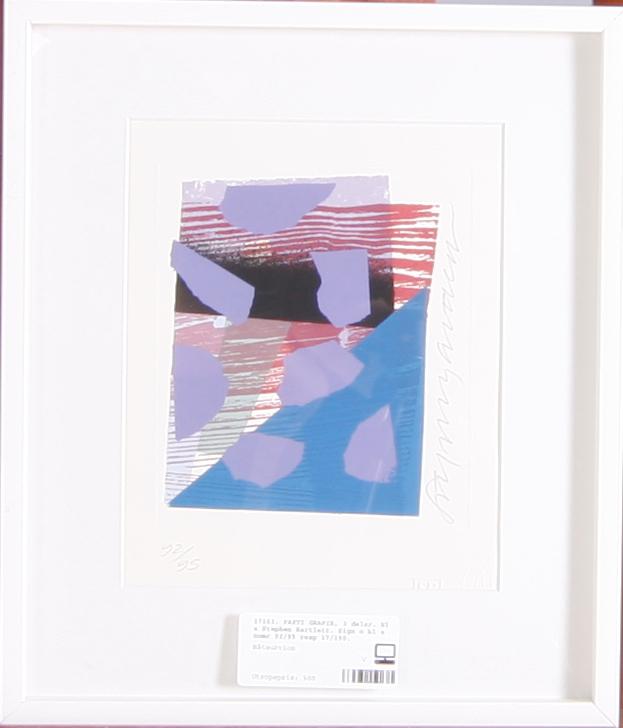 PARTI GRAFIK, 3 delar. Bl a Stephen Bartlett. Sign o bl a  numr 92/95 resp 17/190.