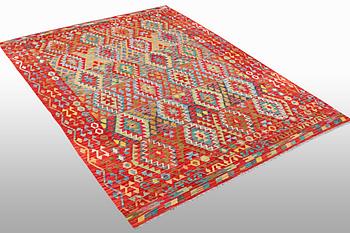 A carpet, kilim, ca 297 x 202 cm.
