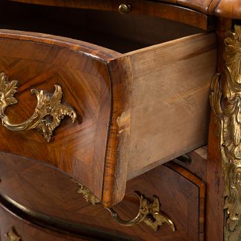 A Rococo chest of drawers, second half of the 18th century.