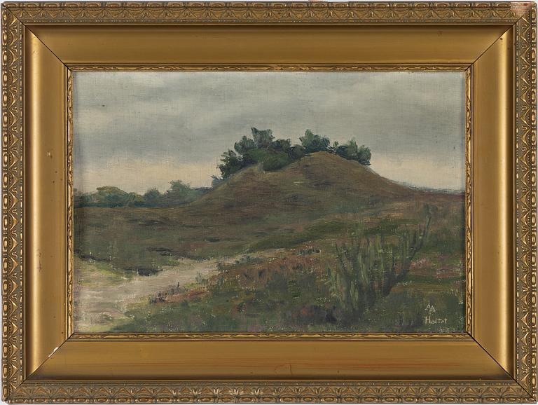 Unknown artist, 1900s, Moorland Landscape.