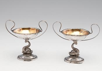 174. SALT CELLARS, A PAIR.