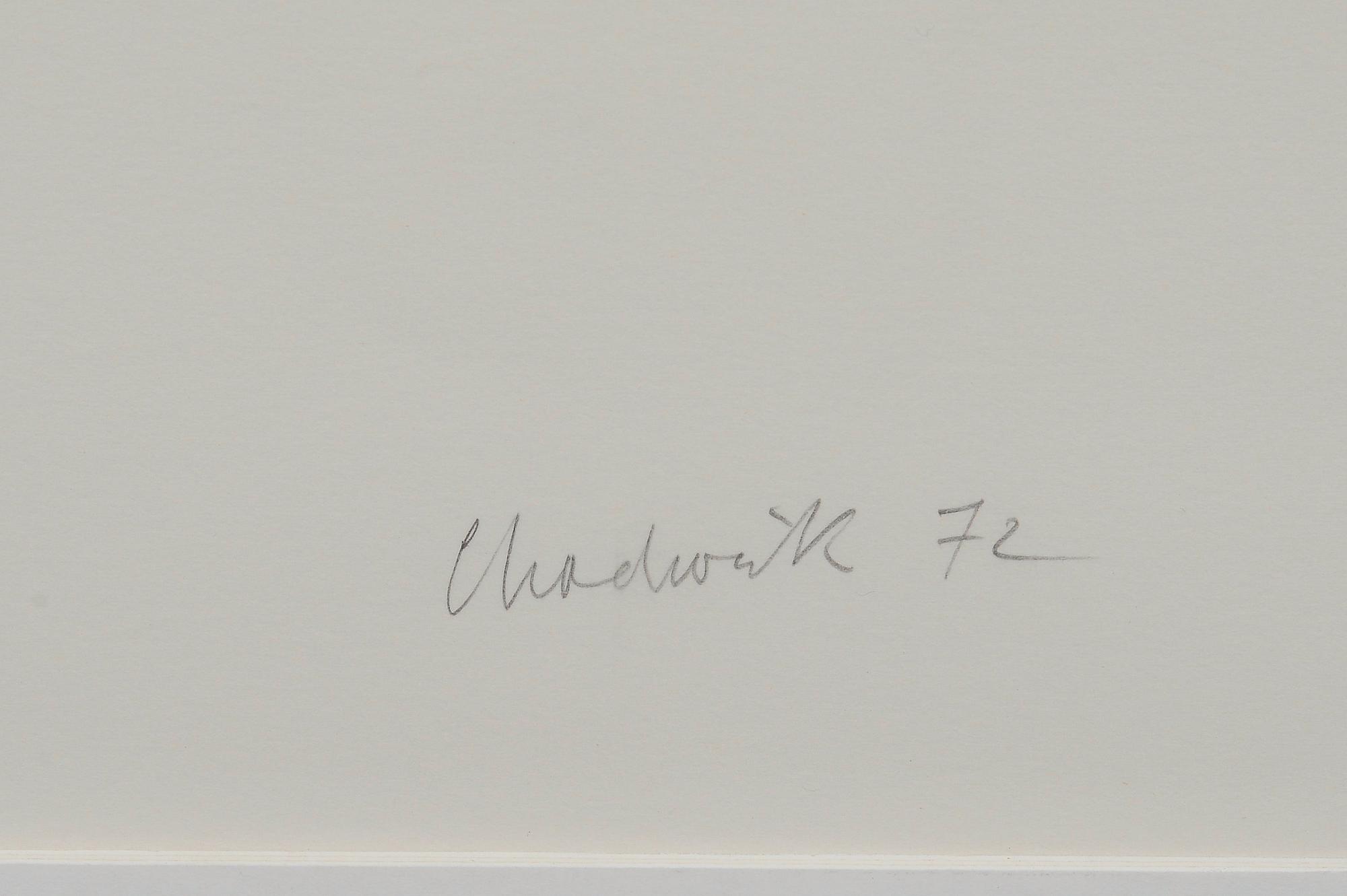 LYNN CHADWICK, litografi, signerad och daterad -72, numrerad 24/100.