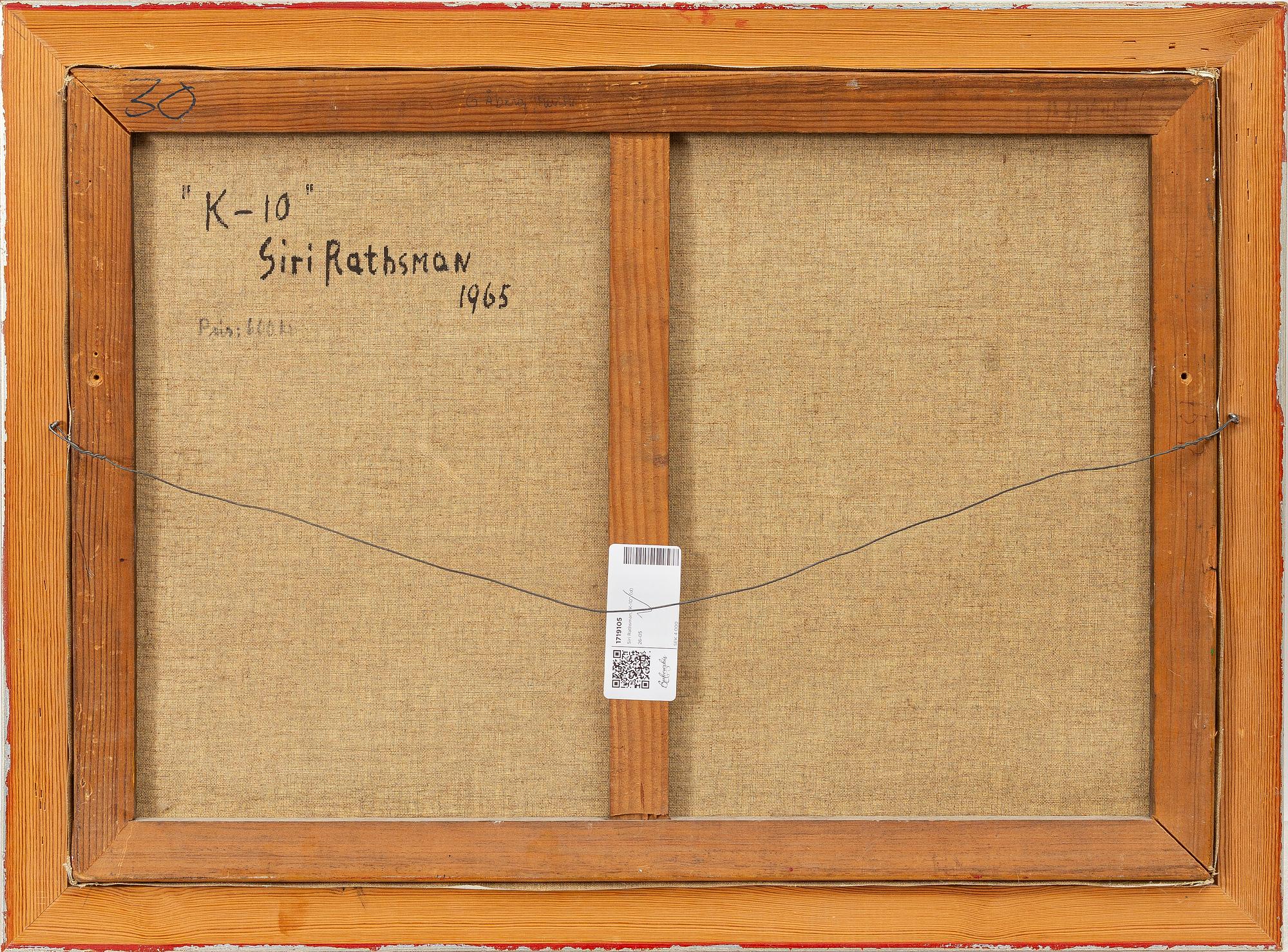 Siri Rathsman, "K-10".