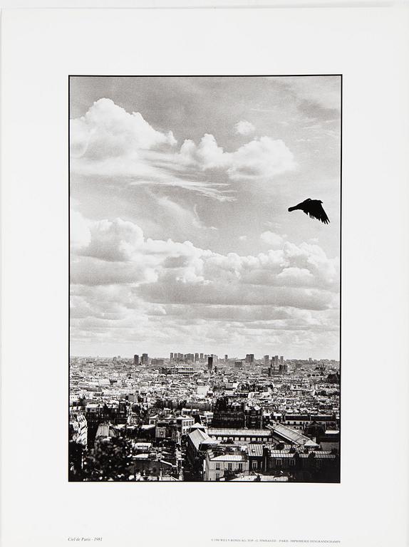 WILLY RONIS, Portfolio with 12 photographs reproduced in black and white on thick paper.  Published in 1986.