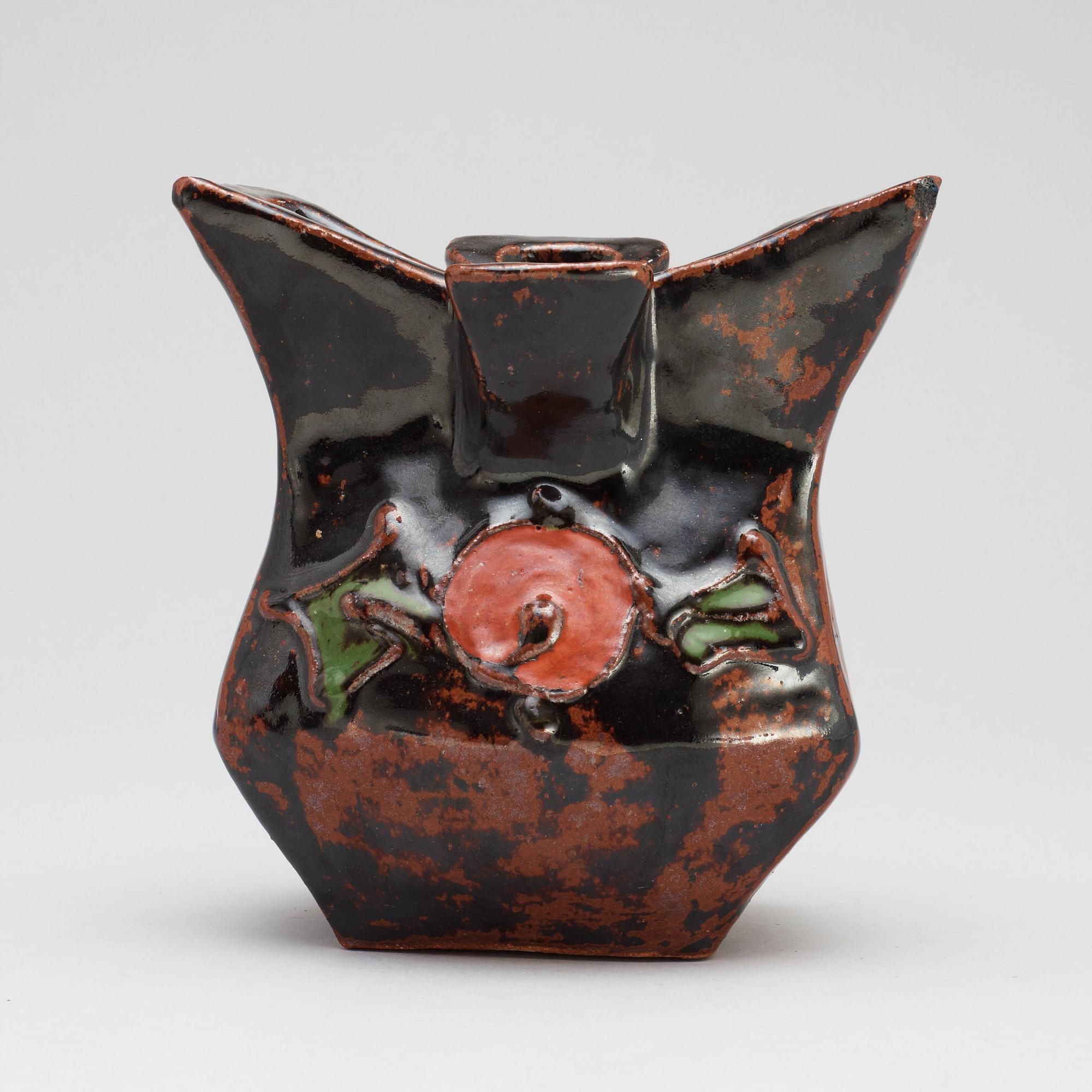 JAPANSK FORMGIVARE, vas, möjligen Shoji Hamada, 1950-tal.