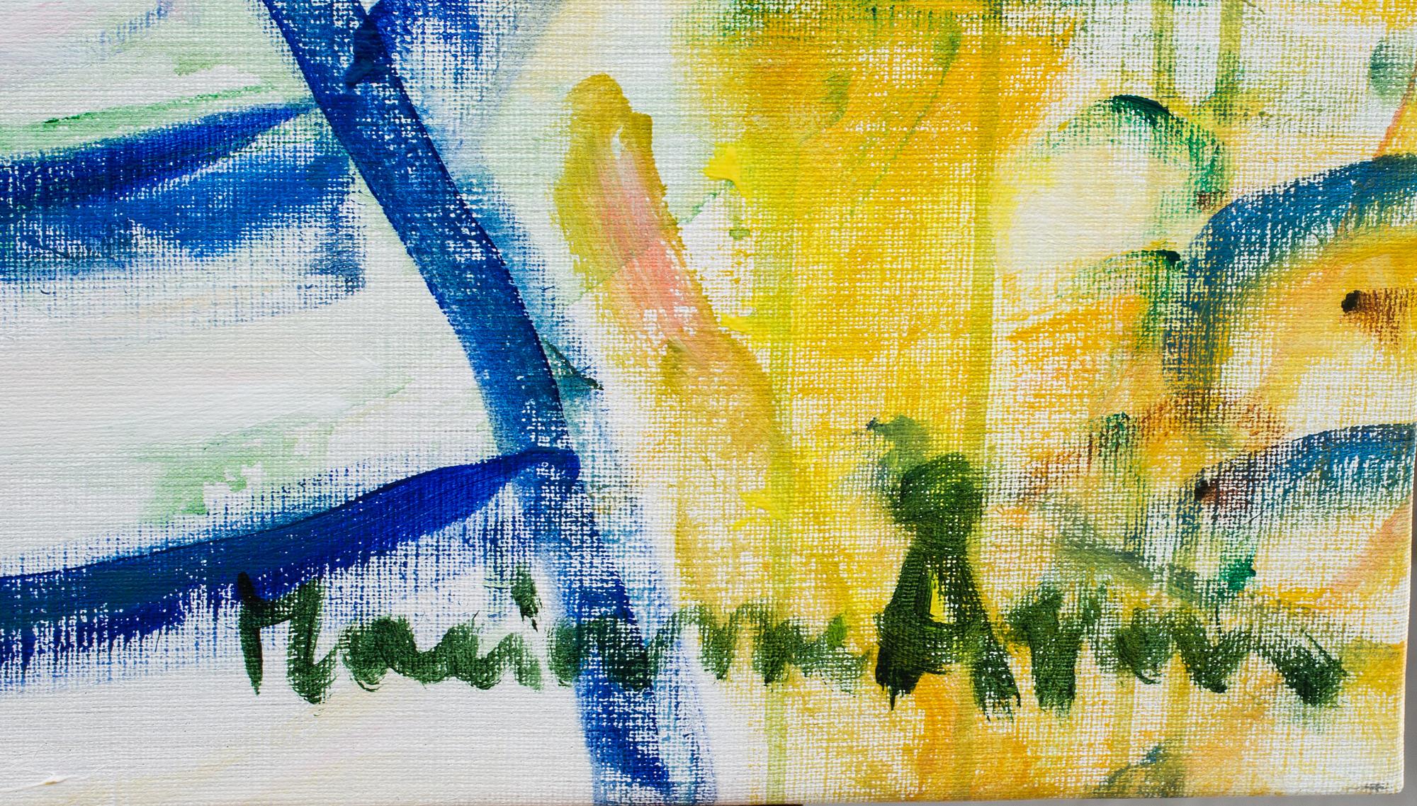 MARIANNE ÅGREN, akryl på duk, signerad.