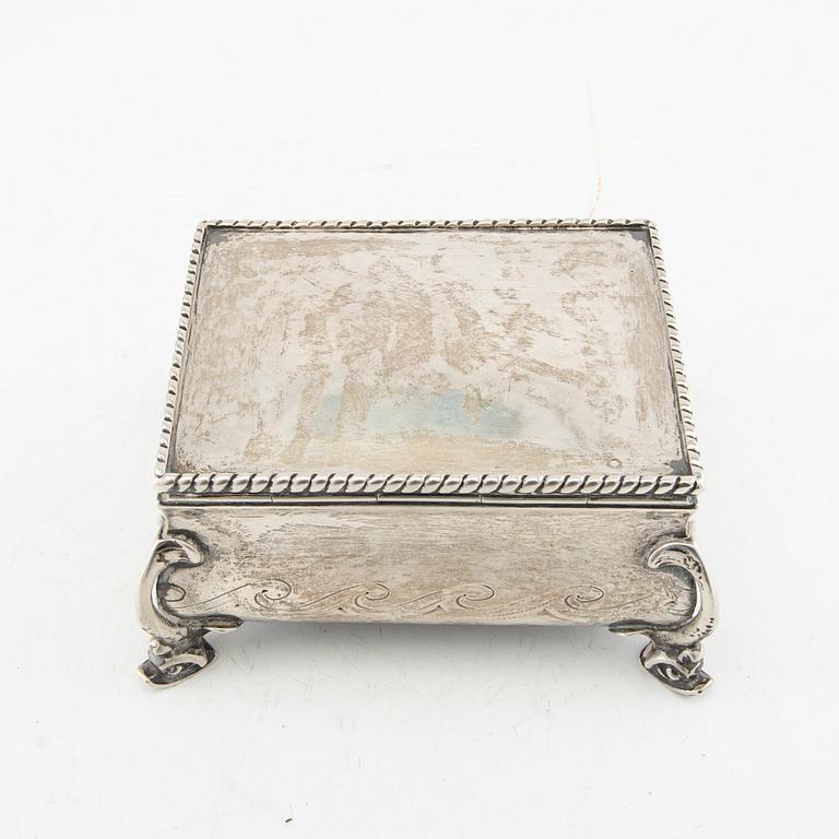 K. Anderson, cigarette case, silver Stockholm 1932.