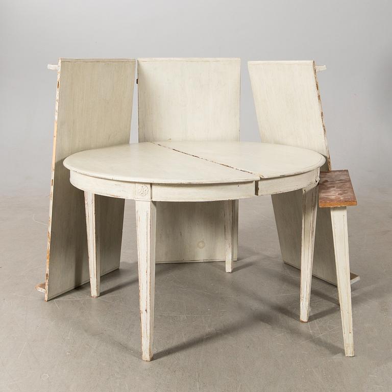 Matbord, Gustaviansk stil, omkring 1900.