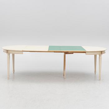 Dining group, 10 pieces, Gustavian style, 20th century.