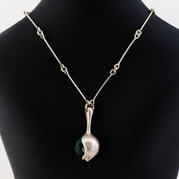 A BJÖRN WECKSTRÖM NECKLACE, "Nectaris", silver and acrylic. Lapponia 1977.