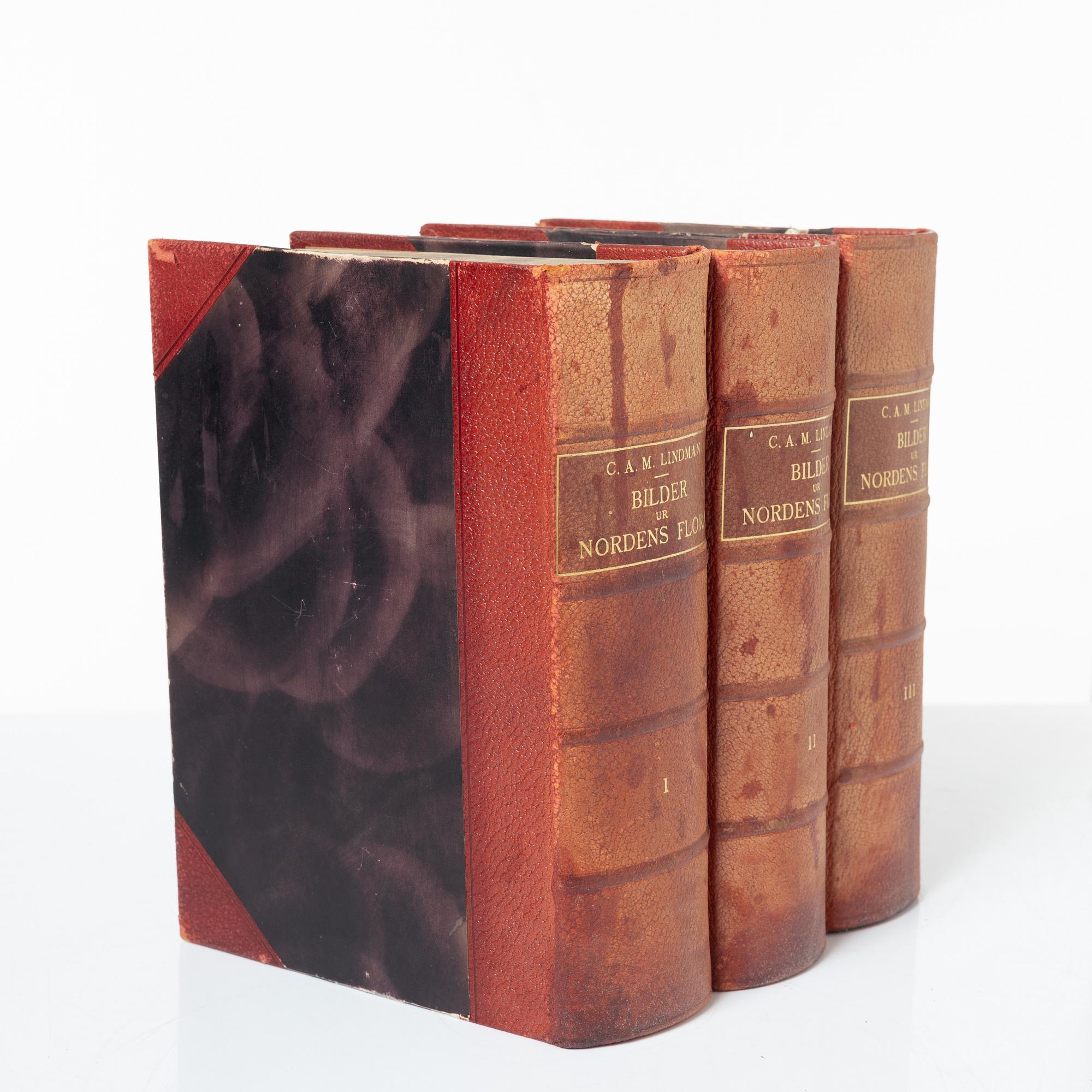 C.A.M Lindman, Bilder ur Nordens Flora, 3 band. Wahlström & Widstrand, 1922-1926.