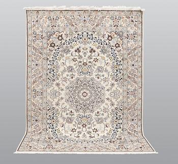 Matta, Nain part silk s.k 9LAA, ca   260 x 175 cm.