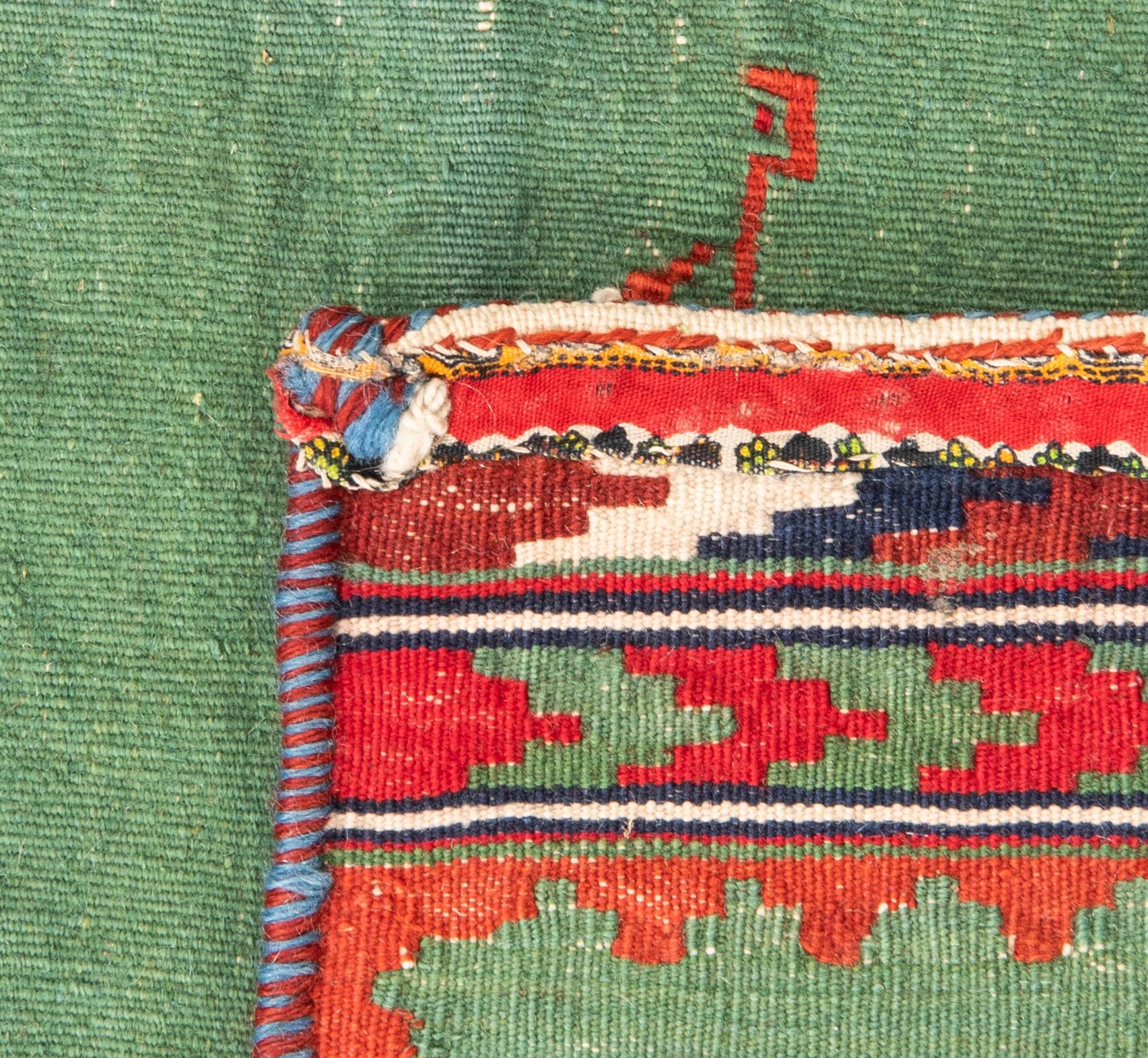 Carpet Kashgai kelim old 59x51 cm.