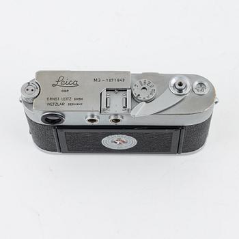 A camera, Leica M3, 1963, serial number 1071843.