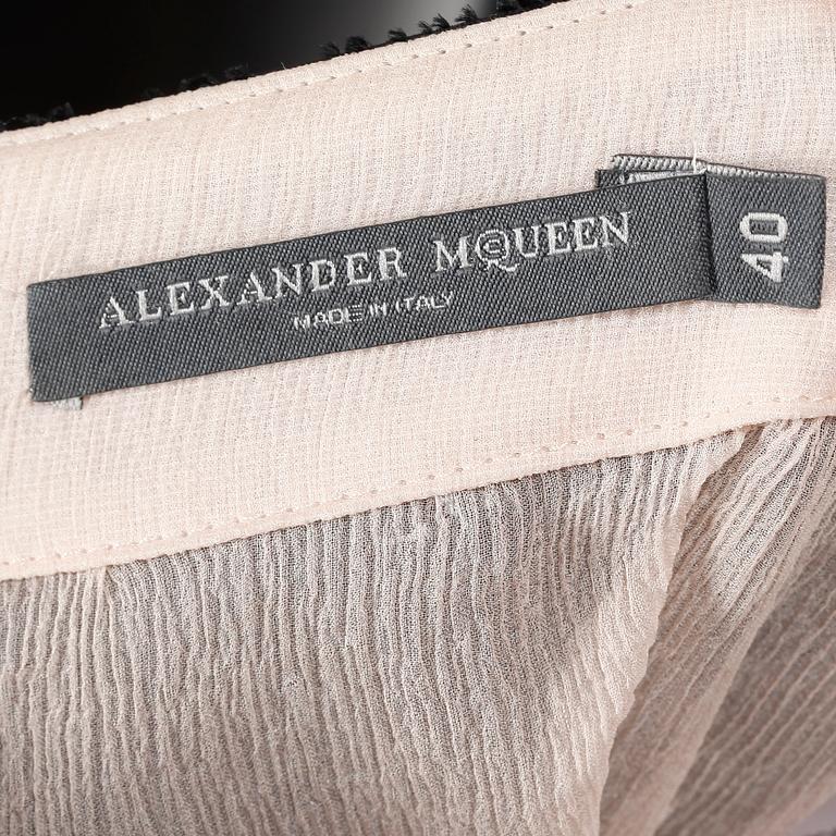 ALEXANDER MCQUEEN, a black skirt.