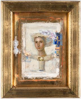 MERSAD BERBER, Mixed media, signed.