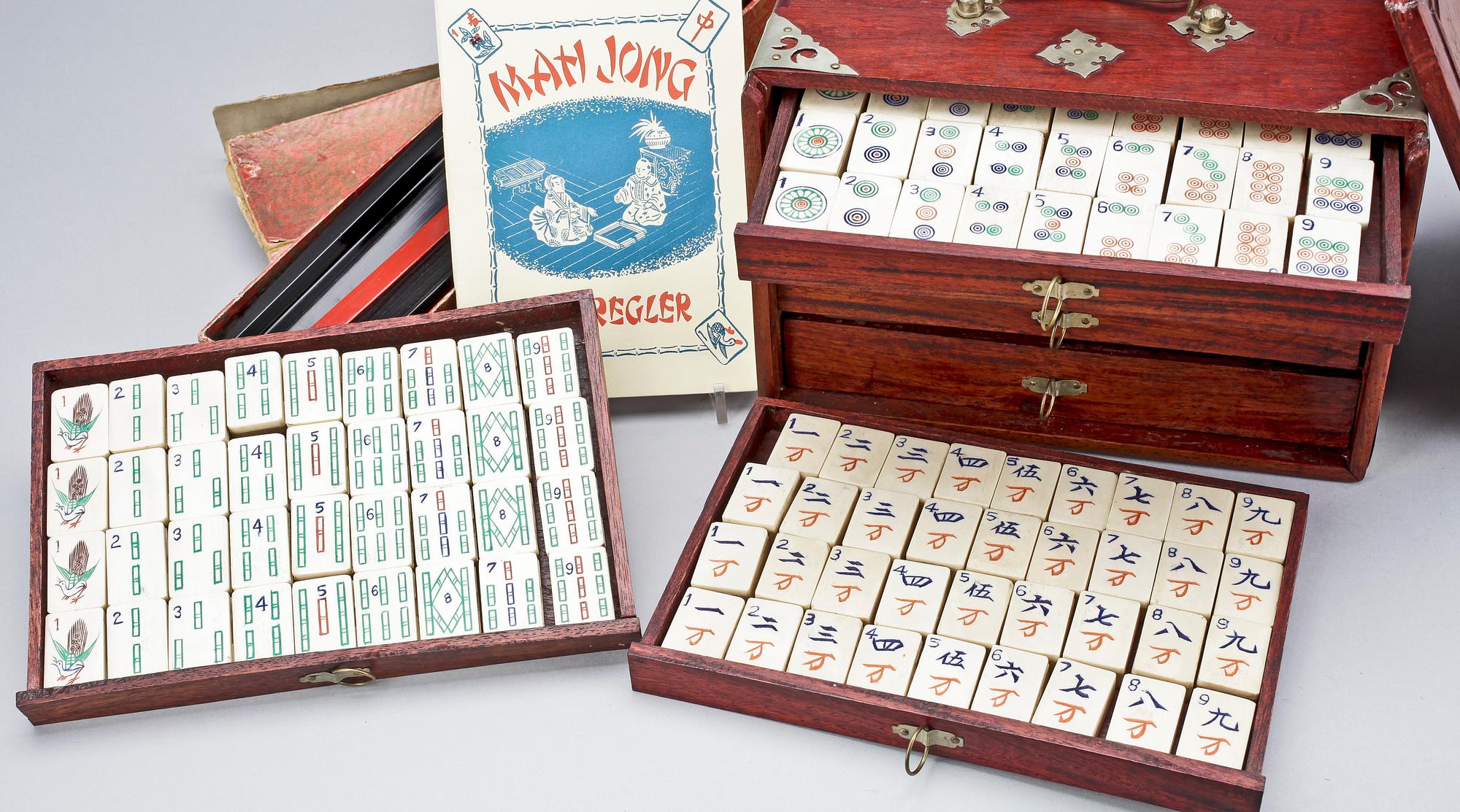 MAHJONGSPEL. Kina, 1900-talets början.