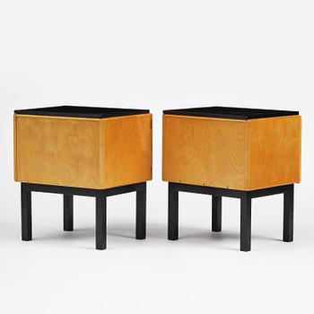 Axel Einar Hjorth, a pair of "Svea" bedside tables, Nordiska Kompaniet, 1934.